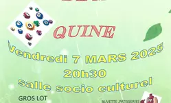 ACCA  Quine vendredi 7 mars 2025 à 20H30